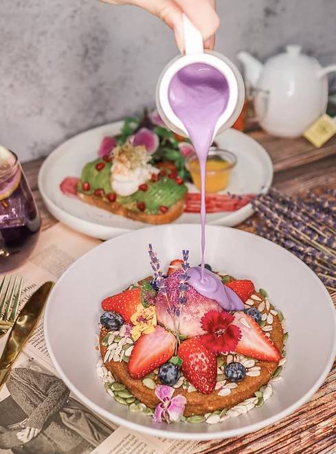 濱海灣花園CaféCoco推出薰衣草主題早午餐