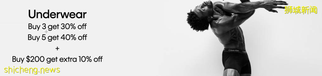 Calvin Klein終極大促，全場低至4折疊加最高額外8折！！線上線下全參與哦