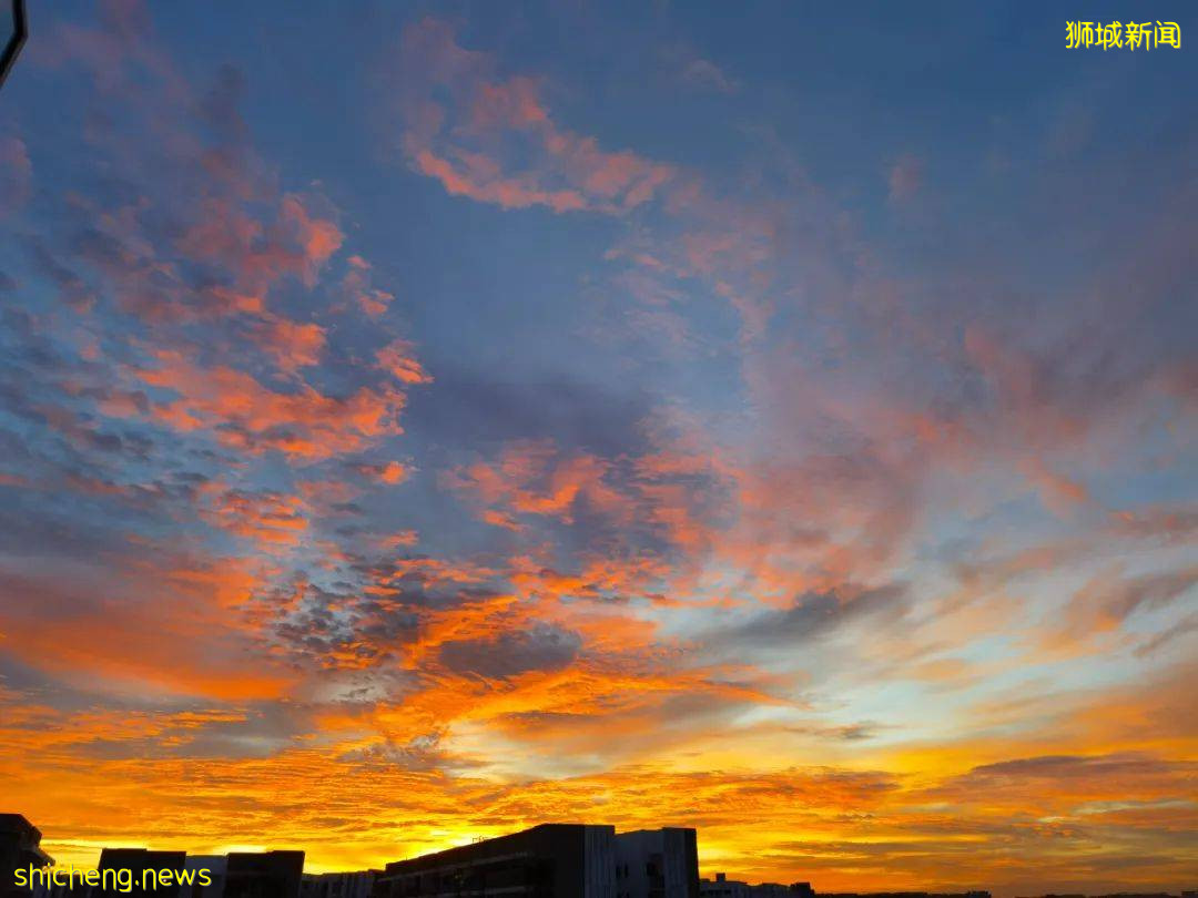 昨天，新加坡神仙晚霞刷屏朋友圈！這些地點觀賞效果炸裂