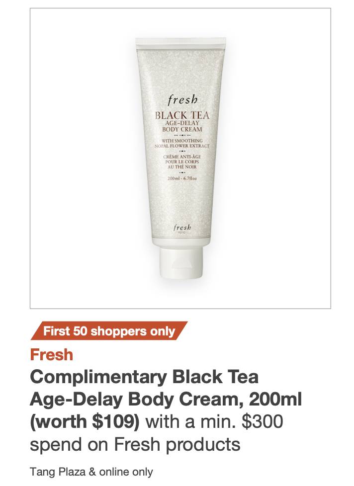 La Mer送出400新幣豪禮！SK II, YSL等專櫃推出超值套裝！LEGO 7折！家居廚具4折起！通通疊加額外12%返現！TANGS會員日來啦