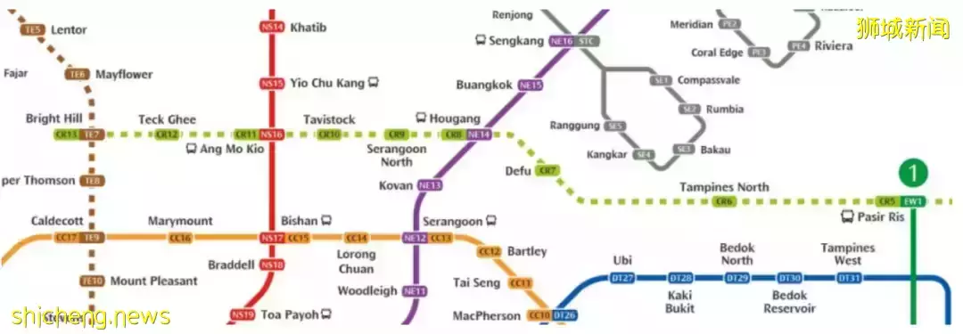 新加坡跨島線又多了11個站，位置曝光！這些地方房價要起飛