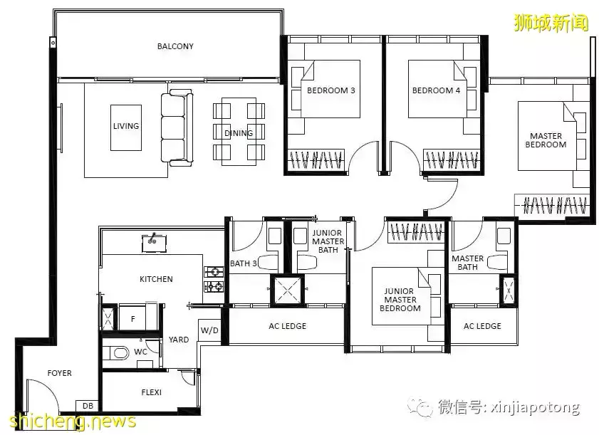 莲逸轩 促销活动优惠1万新币，永久地契，步行5分钟到环线巴特礼地铁站，立即入住现房