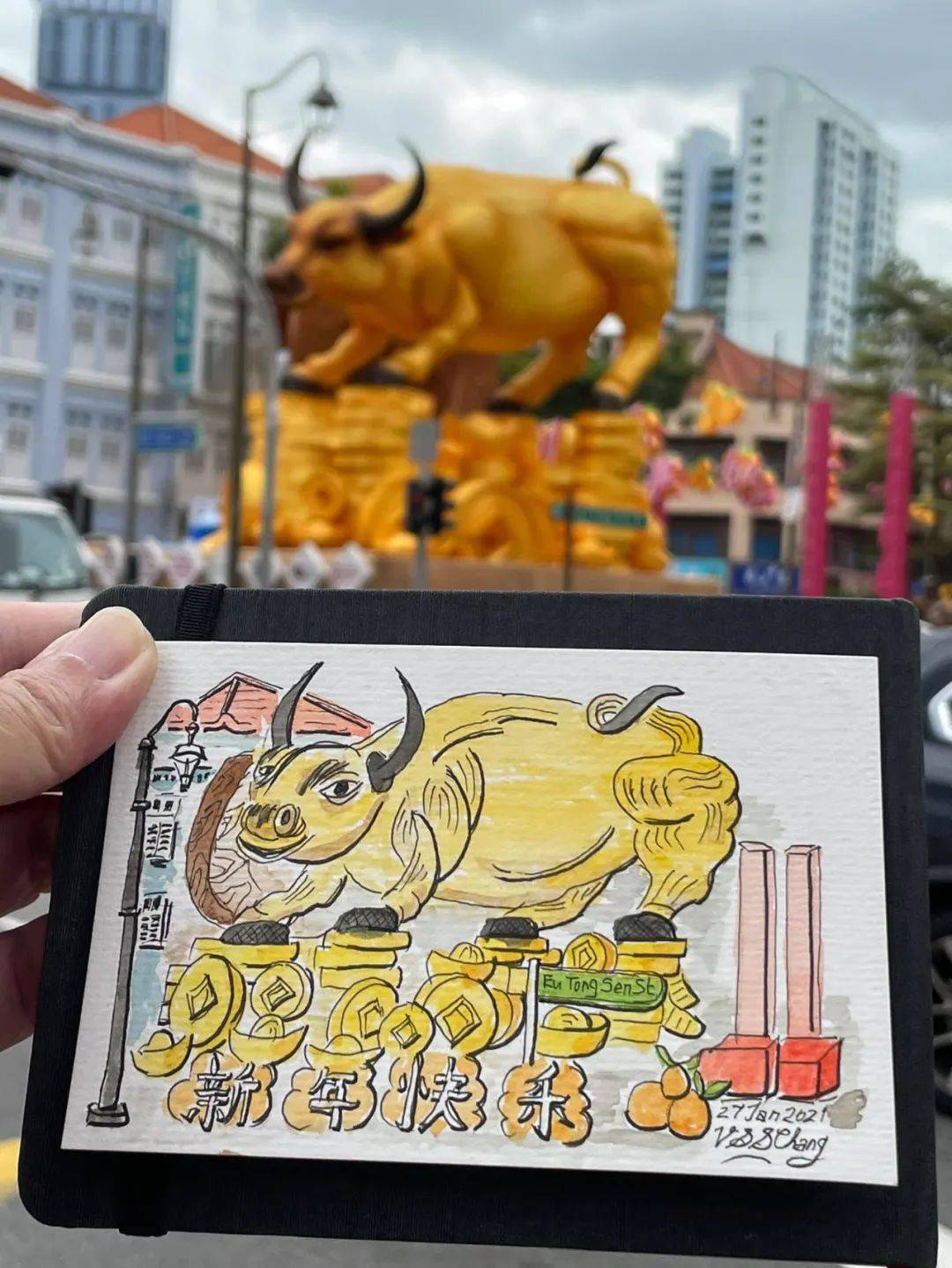 实拍!前晚,新加坡牛车水到处人从众𠈌!这9个地方过年还开门