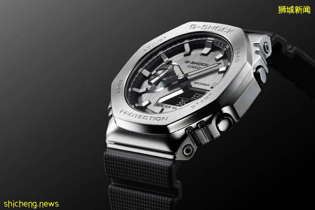 Casio年度重磅新品!硬核金属表壳神似爱彼皇家橡树,CasiOak是你的菜吗