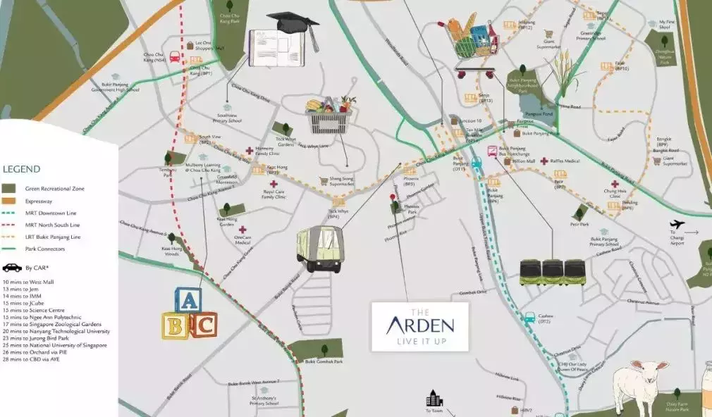 宜居成熟社区 新加坡武吉班让临铁公寓 The Arden 雅诗轩