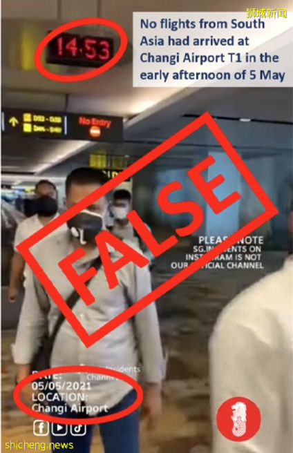 网传南亚旅客抵达新加坡的视频不实