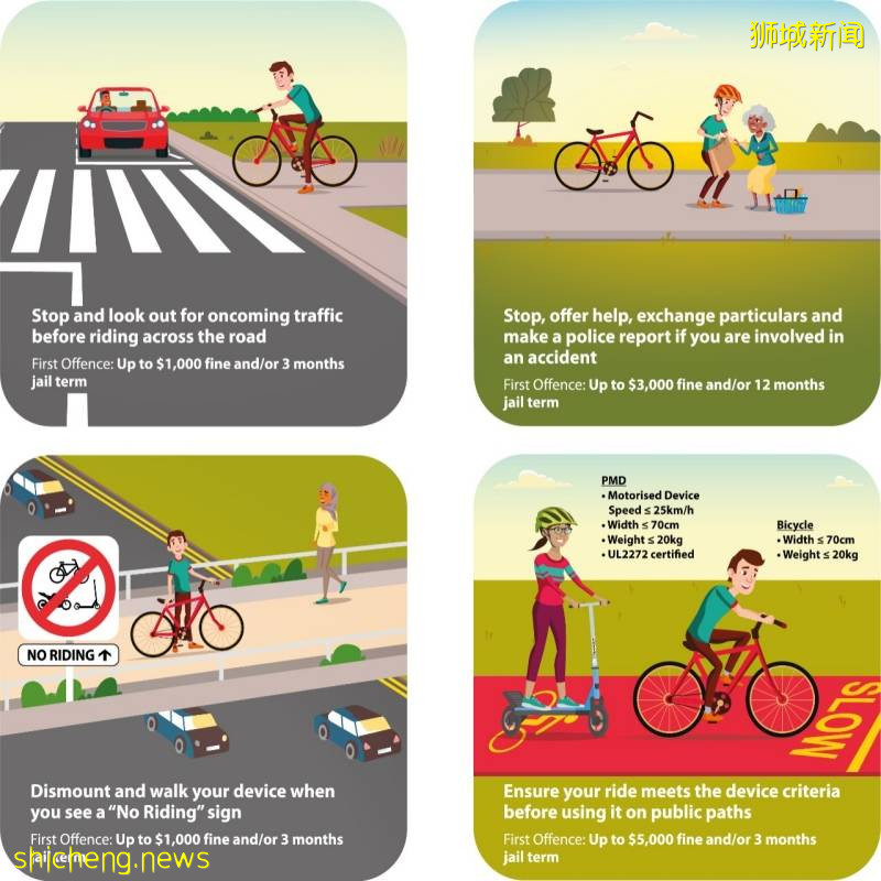在新加坡骑自行车必须知道的8条行车规则！方式不对，小心罚款或坐牢哦