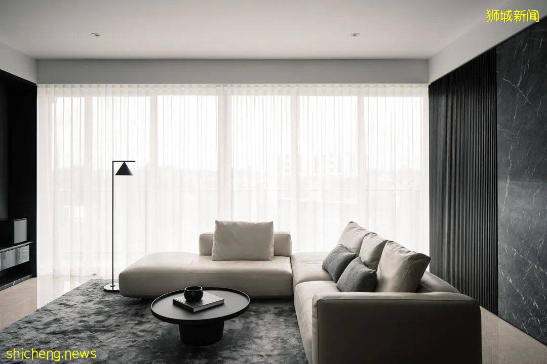 146㎡ 黑色调公寓,打造别样的轻奢感