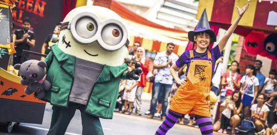 新加坡環球影城萬聖節驚魂夜變身日間萬聖節慶典