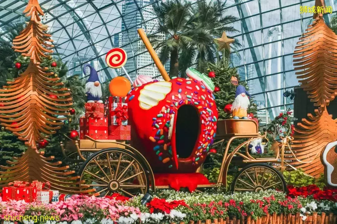 新加坡濱海灣花園一年一度聖誕仙境閃亮登場！花穹歲末花展帶你走進童話世界