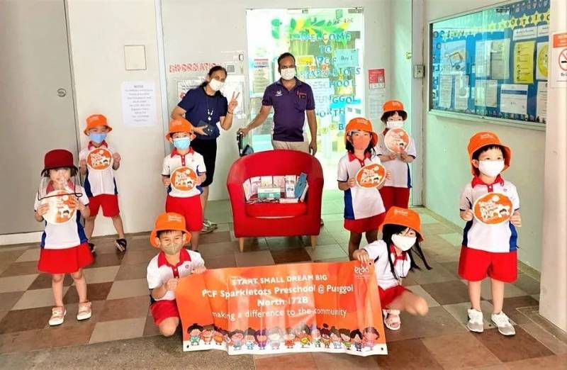 “小開始，大夢想”！新加坡5萬名學前班兒童共同致力于150萬小時的社區服務項目