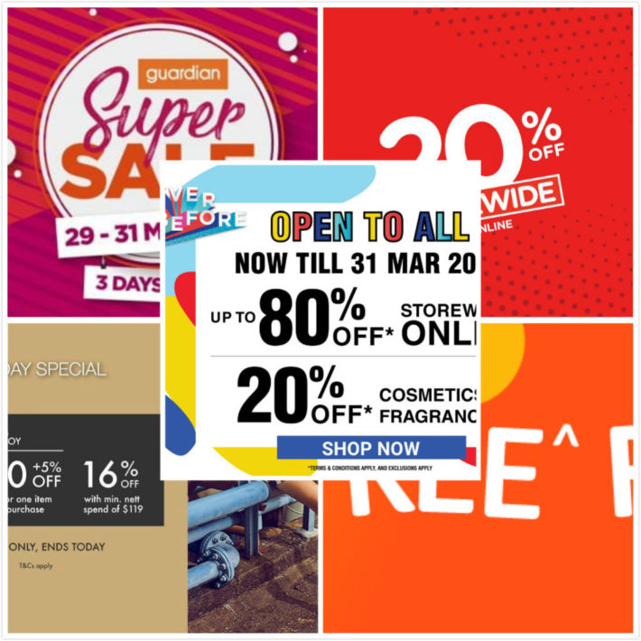 3.30 新加坡优惠合辑 | 伊丽莎白雅顿清仓3折起，TANGS, 美罗，屈臣氏周末齐大促！