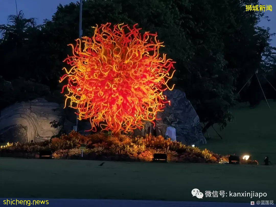 穿越魔幻国度！巨型玻璃艺术品出现在滨海湾