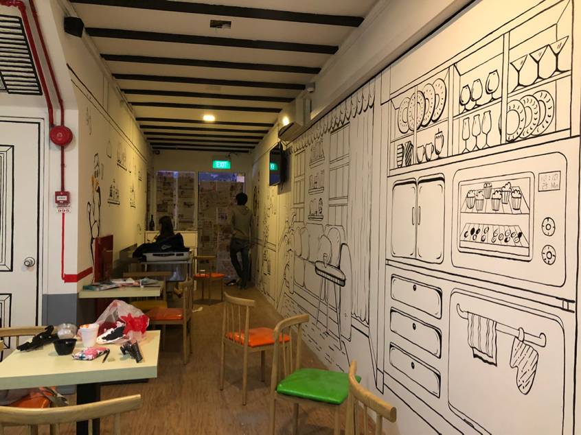 新加坡这些风情街区的壁画火了!餐厅、居家、办公室纷纷模仿