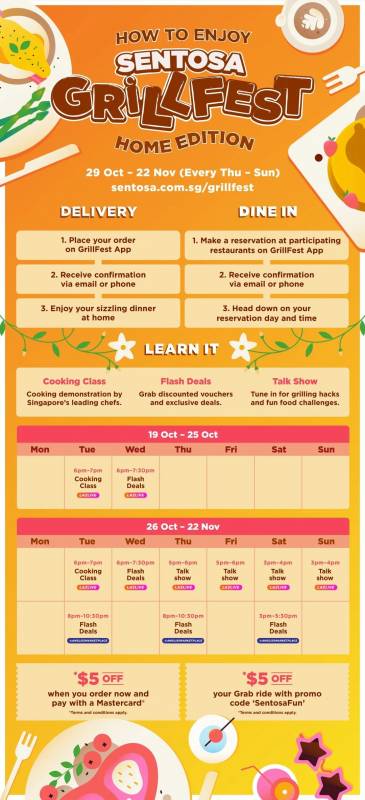 新加坡11月最浪漫活動!聖淘沙大餐,超美下午茶,芽籠看電影