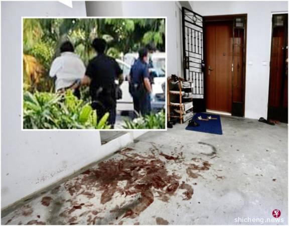 疑夫妻争执砸烟灰缸 组屋走廊惊见血迹