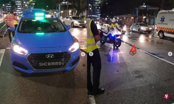 德士涉闯红灯撞伤女童 女佣 男子网上寻目击者