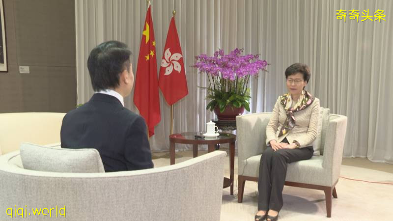 林郑月娥接受采访表态：不会惧怕美国制裁威胁！!