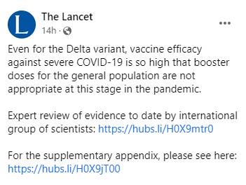 最新《柳葉刀》報告：打追加劑有風險！BioNTech和莫德納股價大跌