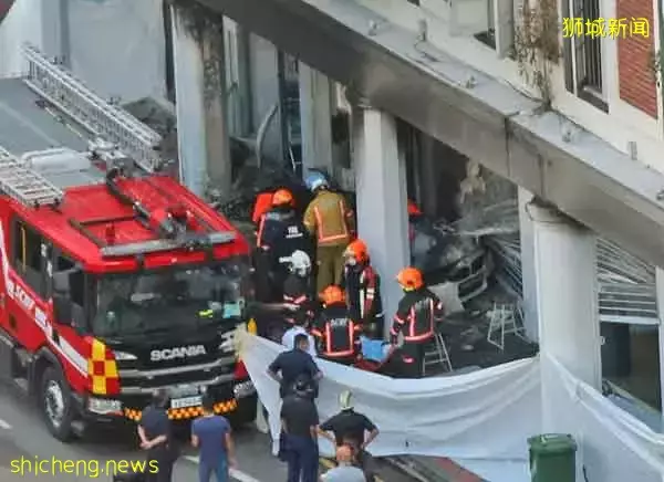 ◤寶馬撞店◢ 5人酒精皆超標 案發時活活燒死　