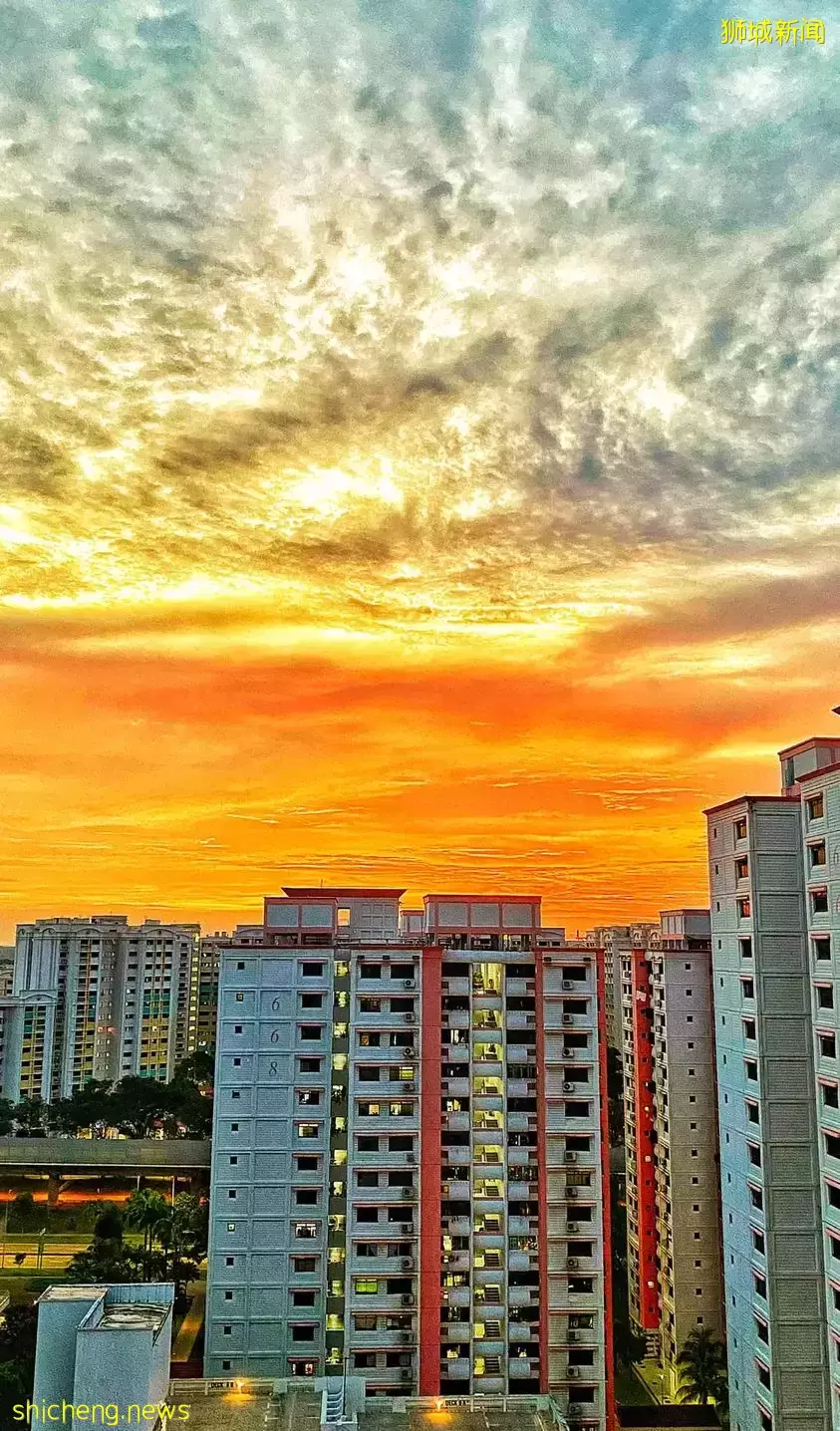 朋友圈刷屏！新加坡出現三色天空，真的是太美了