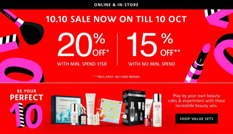 本周折扣！耐克6折，圣淘沙缆车3新币，电商开启双十大促