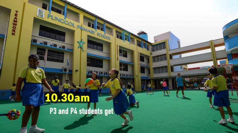 實拍新加坡小四學生的課程安排