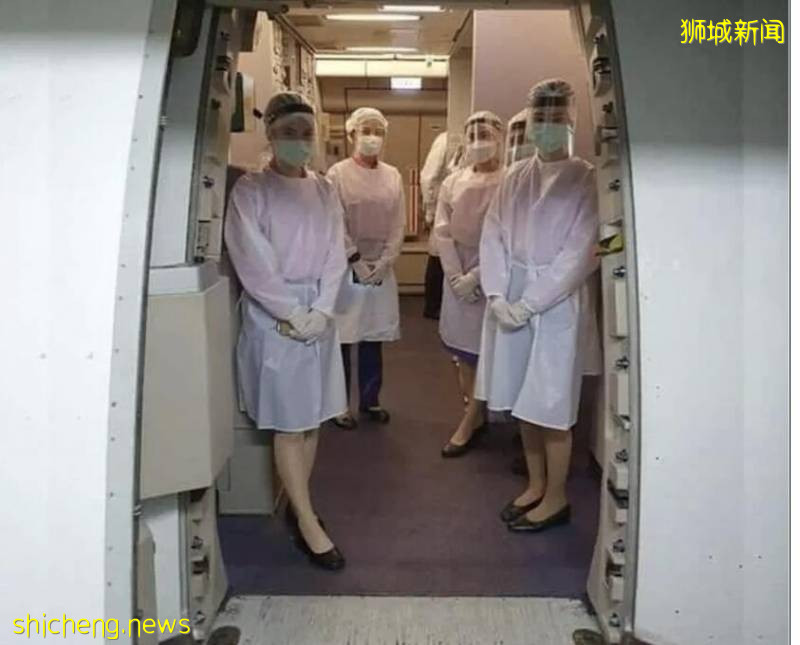 在新加坡乘飞机瞬间怀疑人生，这是空姐？还是护士？机舱？医院