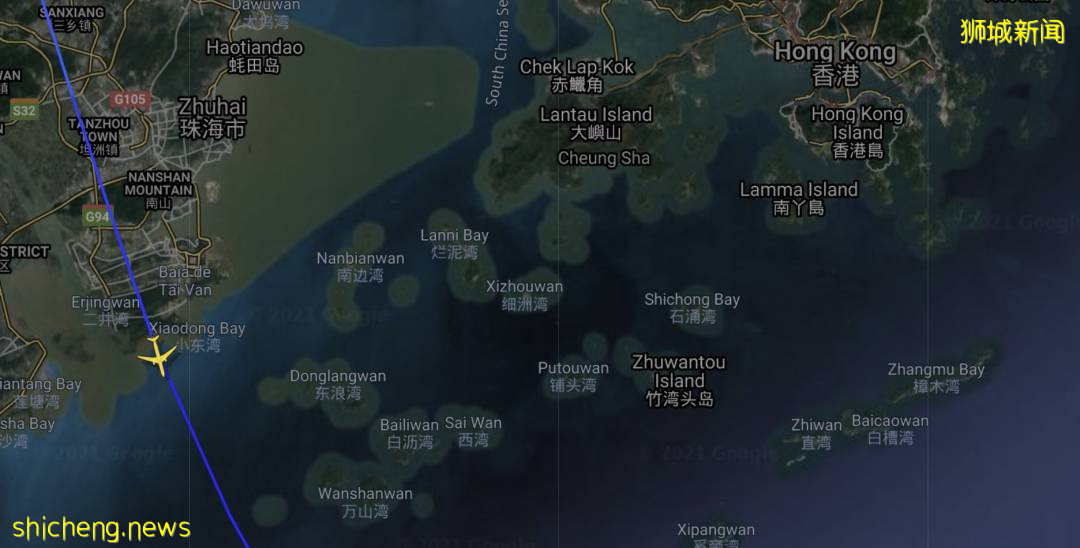 在廣州飛往新加坡的航班上，我發現了不一樣的風景