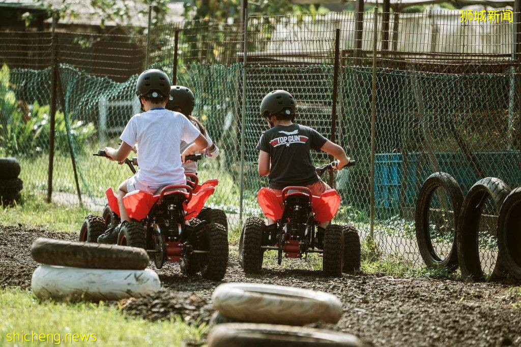 新加坡首家戶外越野摩托基地🏍️ 小朋友體驗價只需S$15🤩 即將推出成人體驗場 .