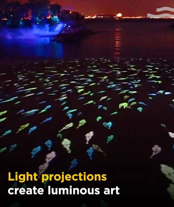 聖淘沙海灘“奇幻燈舞”秀回來了！絢麗缤紛的夢幻世界入場免費