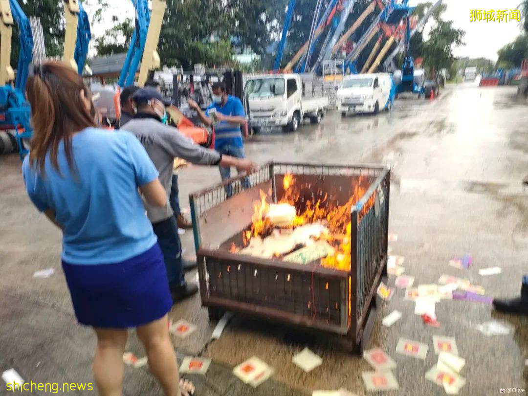 异乡人在新加坡的中元节,“袅袅青烟飞上天时,四个真字也出现了”