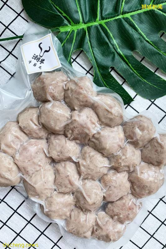 正宗潮汕手打牛肉丸,飚汁又弹牙!满4包全岛免费配送