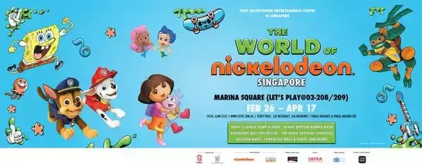 新加坡快閃遊樂場！海綿寶寶、汪汪隊、忍者神龜、探險家朵拉……都來啦