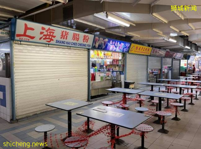 小心！有老人因小贩中心座位上的安全网而绊倒