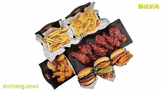 S$2.99一个的超大汉堡,S$7.77的吮指韩国鸡,这些外卖我都要