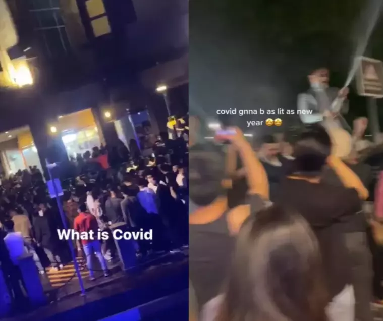 酷航空姐和洋人在飞机上大开派对？上身赤裸、不戴口罩还喝酒