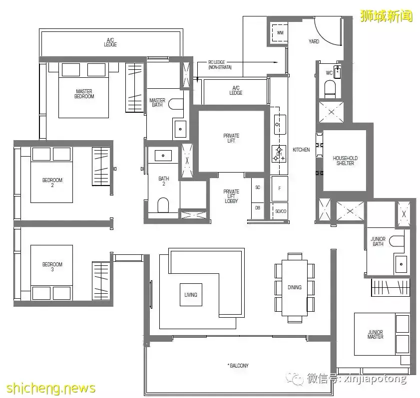 武吉士區爆款豪宅 名彙庭院,好地段,高顔值,稀缺綜合項目,優惠活動中,節省11至14萬新幣