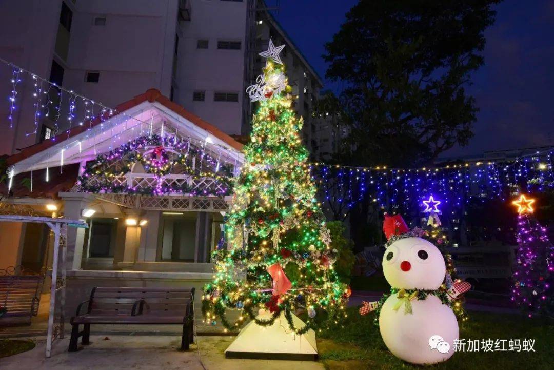 無須到烏節路人擠人，也能在組屋區感受溫馨的聖誕氛圍