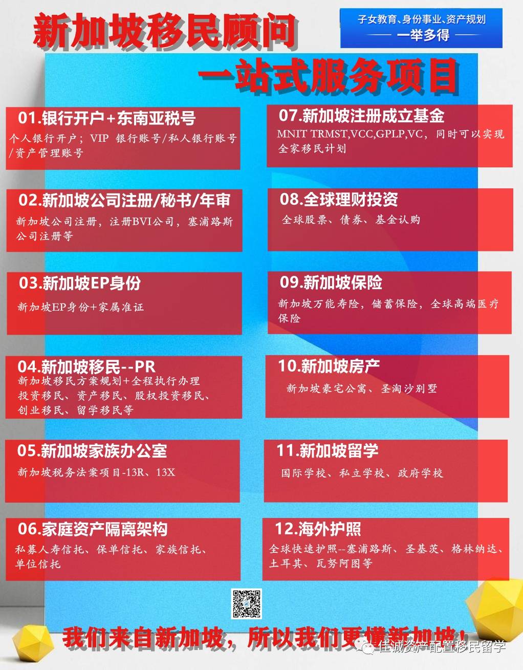 2021年新加坡多種移民方式，總有一種適合您