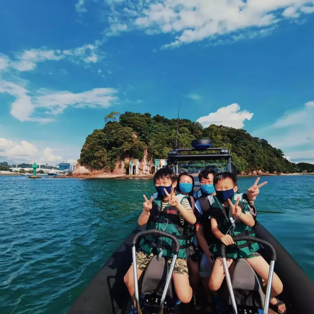 刺激！新加坡最酷的海上运动，1小时乘海军飞艇游5个岛，感觉爽飞了