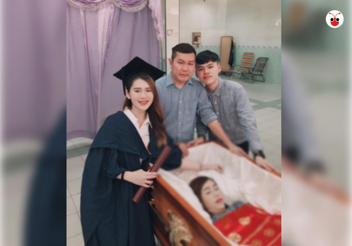 心疼！为圆母亲遗愿 马国少女提前将毕业典礼搬到灵堂