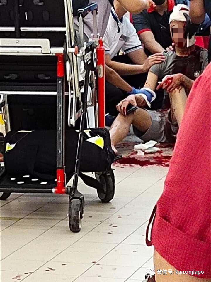 血流满地！18岁砍23岁，男子跑进超市避难