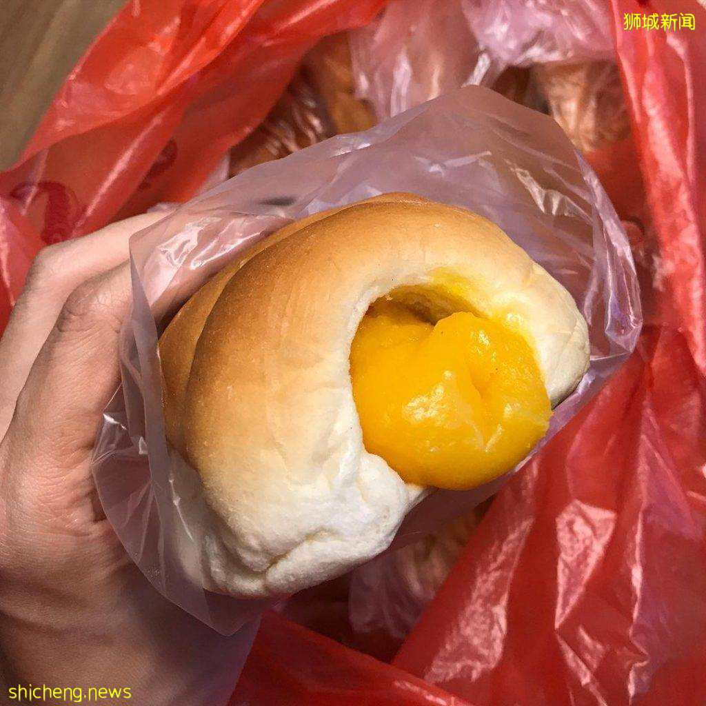 “劉莊記”$1.40爆漿卡仕達面包💥香甜軟糯+綿密絲滑、充滿古早傳統味