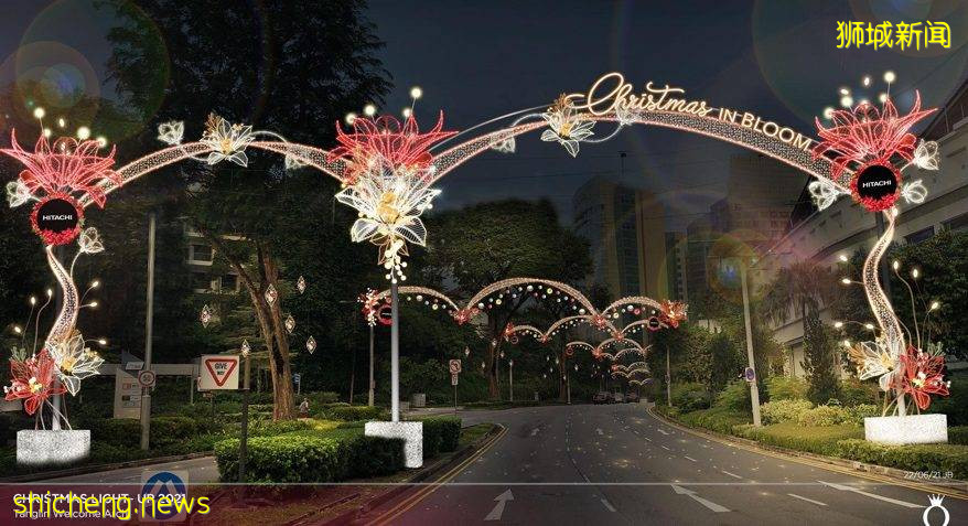 比去年更大规模🤩 乌节路圣诞灯饰绚丽回归!首创圣诞主题巨型夜间投影🎄