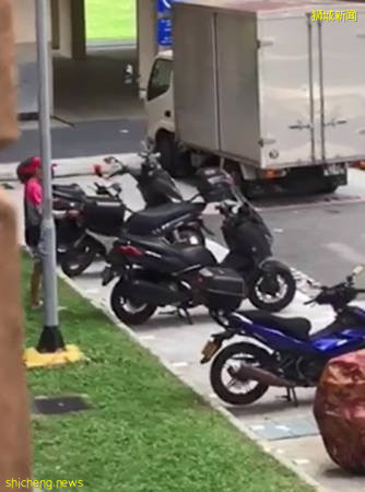 鬼鬼祟祟開車門又拿頭盔 大叔疑偷東西被捉了