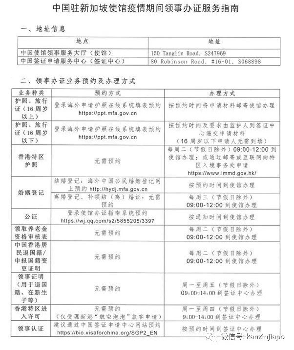 大使馆更新【办证服务指南】，多数证件现可直接上门申请