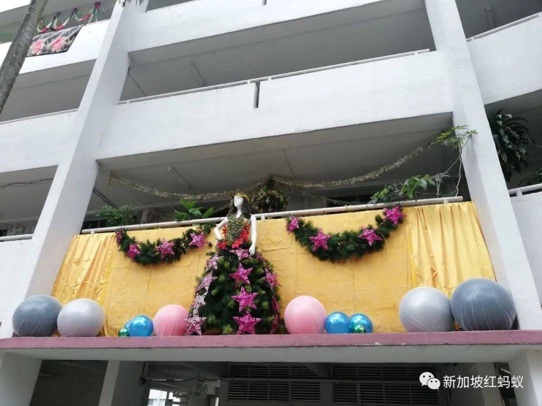 無須到烏節路人擠人，也能在組屋區感受溫馨的聖誕氛圍