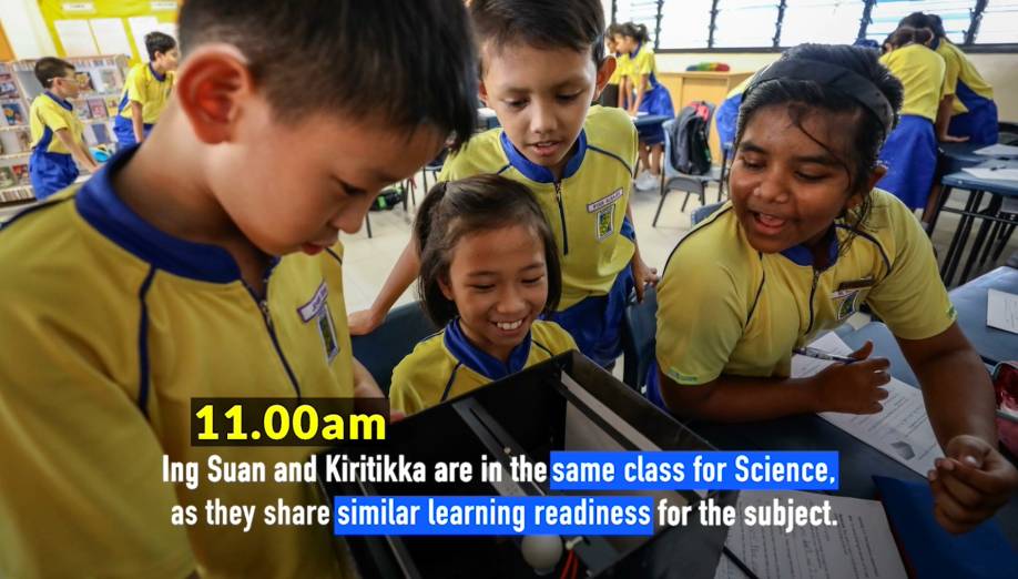 實拍新加坡小四學生的課程安排