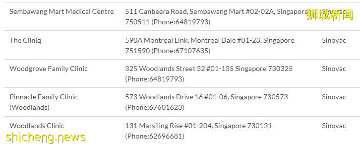 正式免費打科興！新加坡公布39家診所名單！李顯龍：不可能無限期封鎖